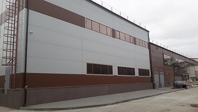 Construcția de sand-wich panel-uri a secției de îmbuteliere a uleiului