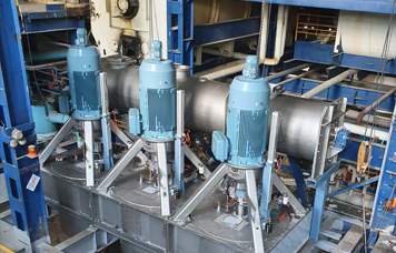 Montarea utilajului de curățire a zahărului de melasă 