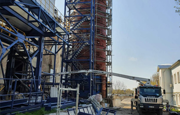 Uzinarea și montarea secției de prelucrare a sfeclei de zahăr 